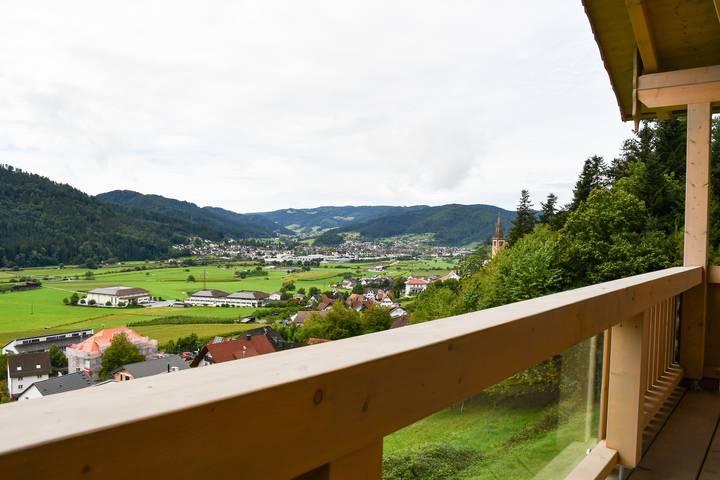 Apartment 'Panoramahisli 4' with Mountain View, Balcony and Air Conditioning in Fischerbach, Kinzig Valley