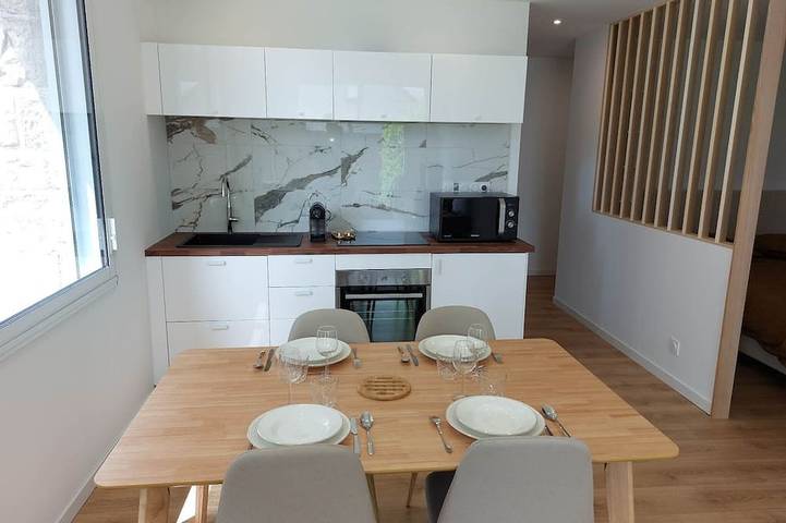 Appartement de vacances pour 4 personnes, avec Terrasse et Jardin