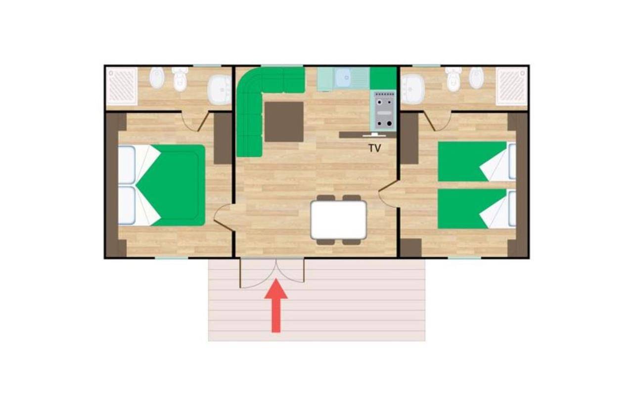 Maison de vacances pour 5 personnes avec terrasse in Lignano Riviera, Lignano Sabbiadoro