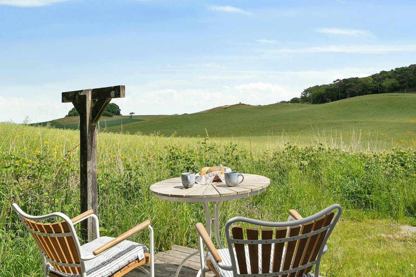 Ferienhaus mit Blick auf die Hügel von Mols in Skødshoved, Knebel