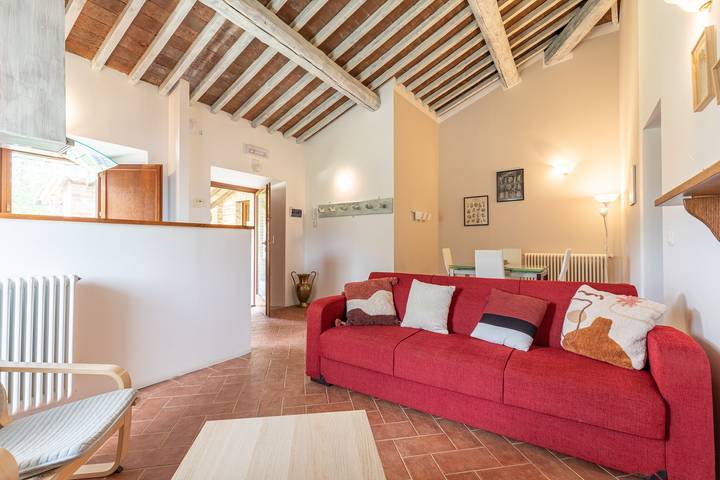 Apartament wakacyjny dla 5 osób, z Ogród w Prowincja Siena
