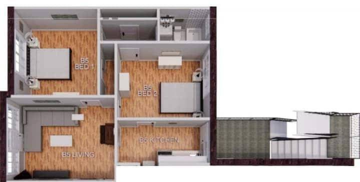 Holiday apartment for 4 people - 1