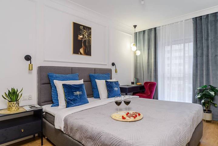 Apartament wakacyjny dla 6 osób, z Ogród w Łódź