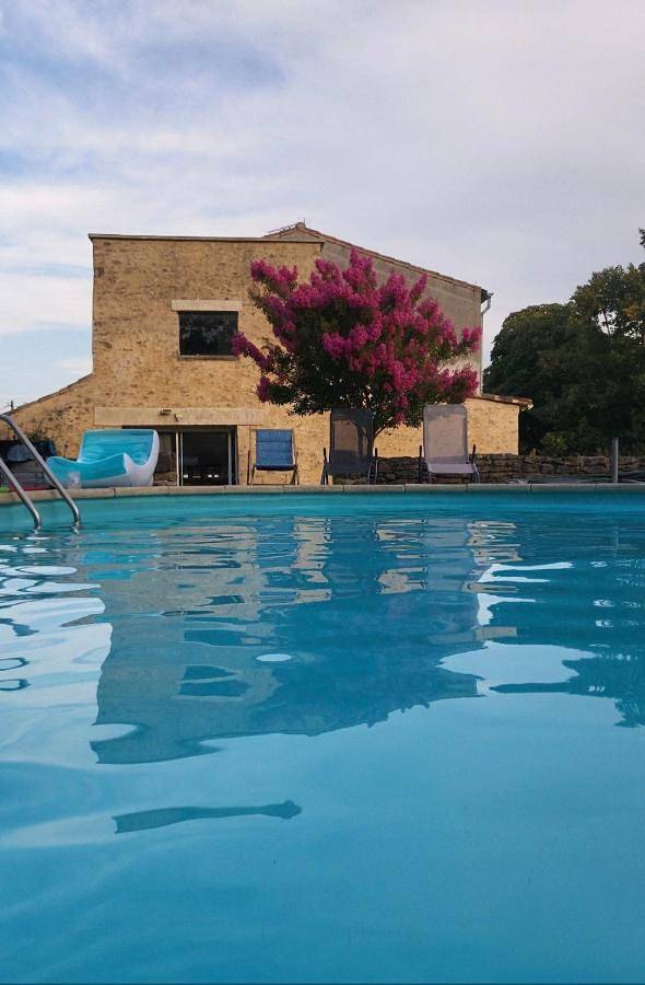 Maison de vacances pour 6 personnes, avec vue ainsi que balcon et piscine