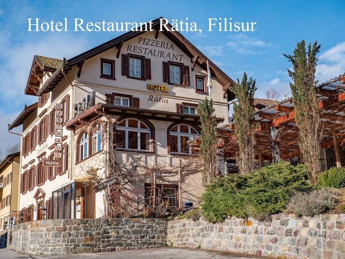 Hotel für 2 Personen, mit Terrasse und Garten sowie Ausblick in Filisur