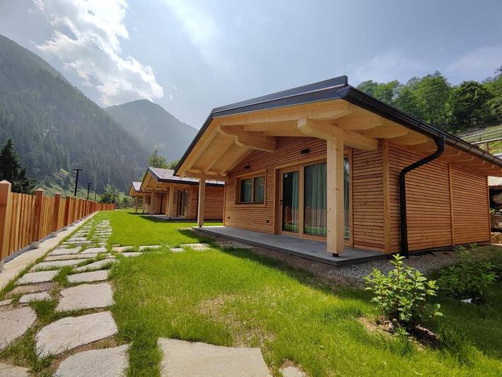 Bungalow per 4 persone, con Giardino e Panorama in Trentino