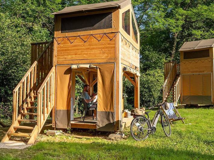 Zelt für 2 Personen, mit Kinderpool in Frankreich - 4