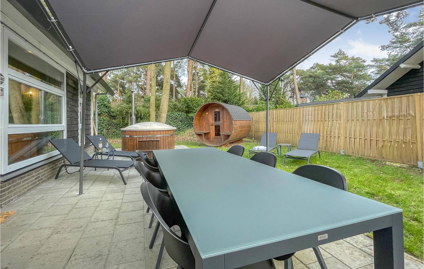 Vakantiehuis voor 6 personen met terras in Nationaal Park De Groote Peel