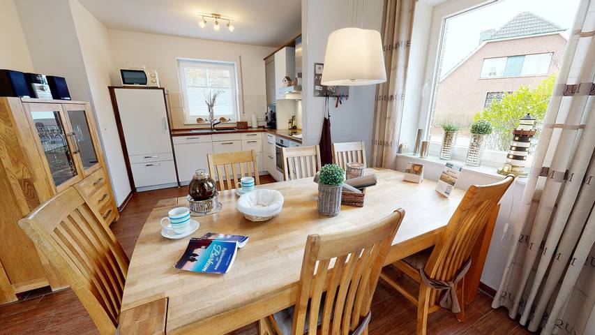 Ferienhaus für 6 Personen, mit Terrasse und Garten auf Borkum - 3