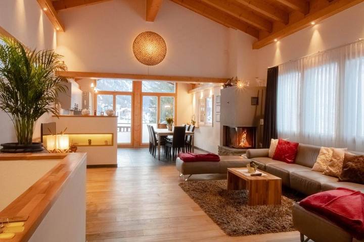 Chalet pour 3 personnes, avec sauna ainsi que balcon et jacuzzi, adapté aux familles à Zermatt - 3