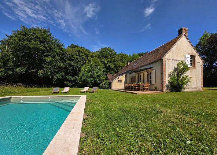 Maison de vacances pour 9 personnes, avec vue ainsi que jardin et piscine, animaux acceptés