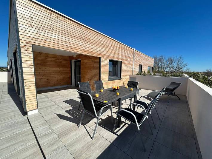Appartement de vacances pour 6 personnes, avec Piscine