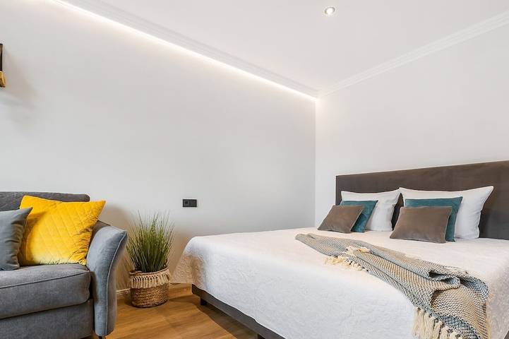 Ferienwohnung für 4 Personen, mit Sauna und Balkon, mit Haustier in Habernis - 2