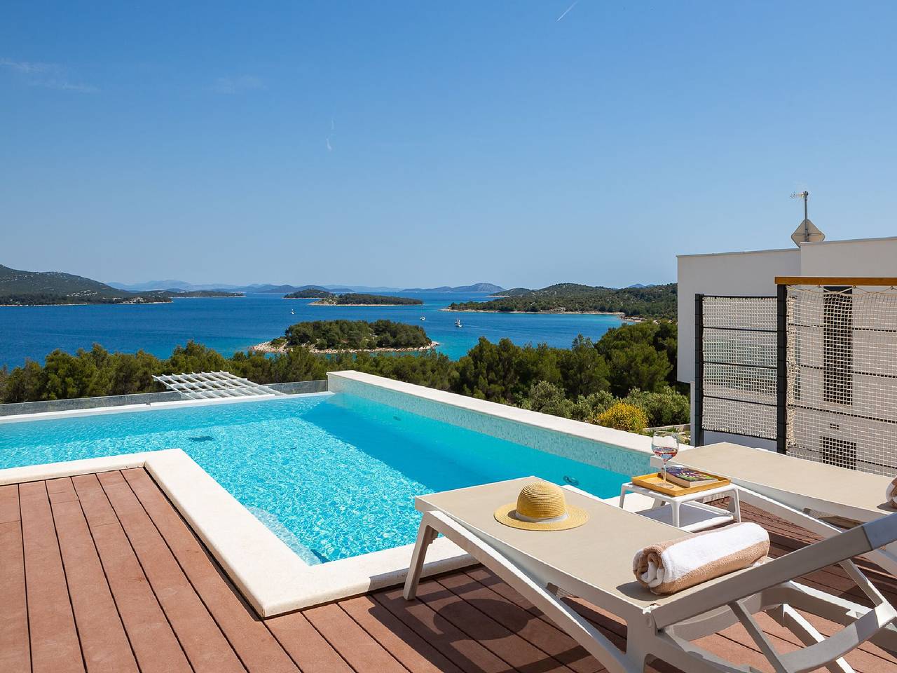 Exquisite Murter Villa | Villa Luxor | 4 Bedrooms | Heated Pool & Spa in Tisno, Murter