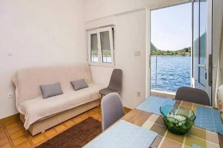Ganze Wohnung, Apartment Pascal - One Bedroom Apartment with Terrace and Sea View in Drače, Dubrovnik-Neretva