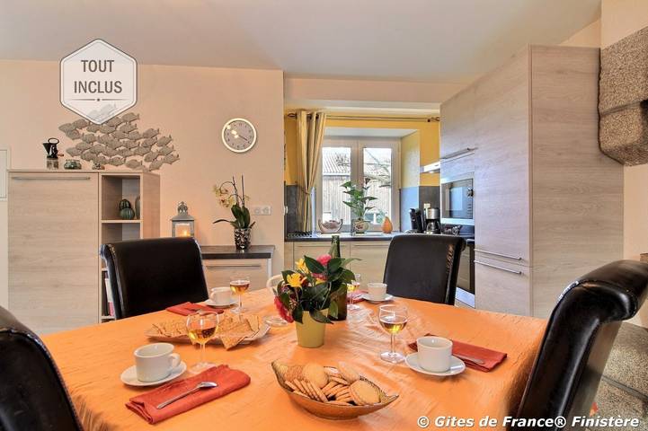 Maison de vacances pour 4 personnes, avec jardin et terrasse, animaux acceptés à Roscoff