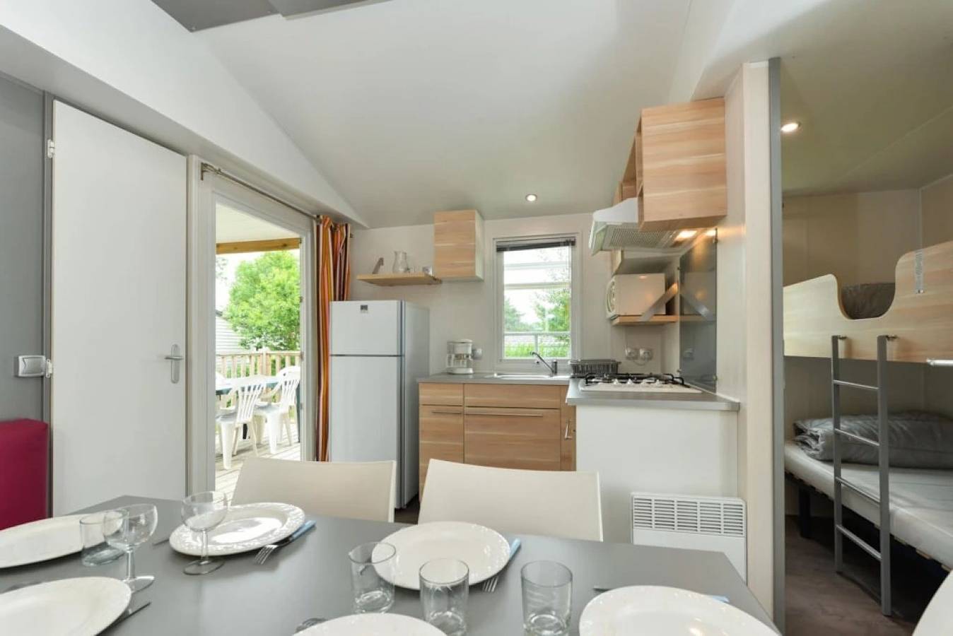 Zecamping 3* piscine couverte dog friendly mobil-home Tv Bbq 29m2 in Clohars-Carnoët, Côte de Cornouaille