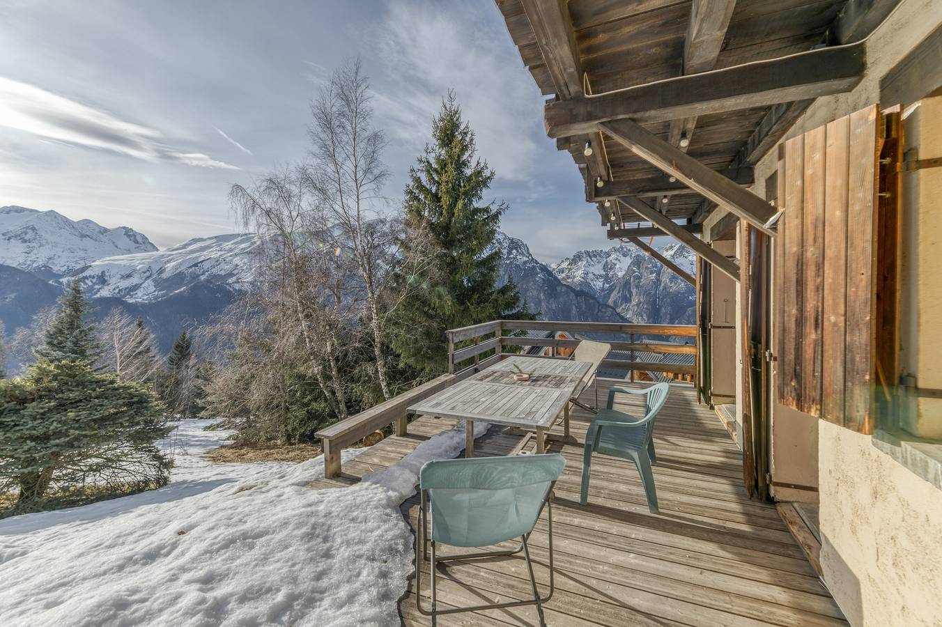 Ganze Wohnung, Ferienwohnung 'La Salamandre' mit Bergblick, privater Terrasse und Wi-Fi in Villard-Reculas, Nationalpark Écrins