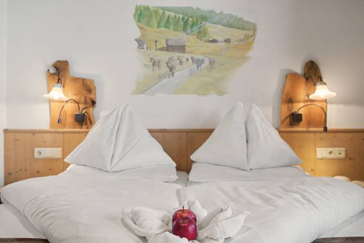 Zimmer 'Rossalm Panoramazimmer 4' mit Gemeinschaftsterrasse, Gemeinschaftsgarten und Wi-Fi in Afers, Brixen