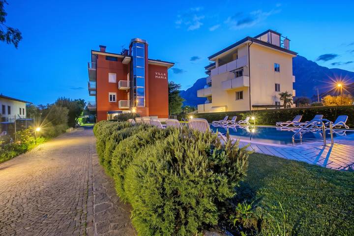 Ferienwohnung für 3 Personen, mit Balkon und Pool sowie Seeblick, mit Haustier in Torbole - 3