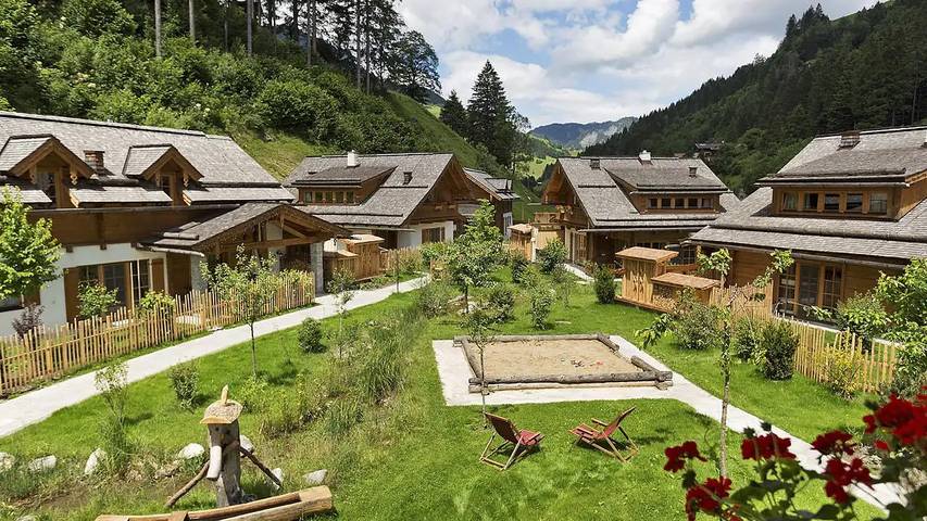 Hütte für 3 Personen, mit Terrasse und Garten sowie Sauna in Großarl