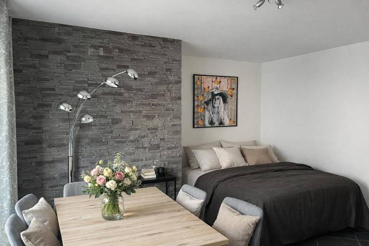 Gîte pour 2 personnes, avec vue et jardin, animaux acceptés dans Port Morny Deauville