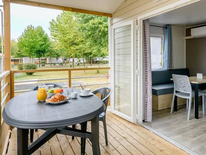 Camping l'Arbre d'Or  - Mobilhome 4 personnes - Mobil home 1 chambre confort - 20m² * 2/4 pers in Parentis-en-Born, Côte d’Argent