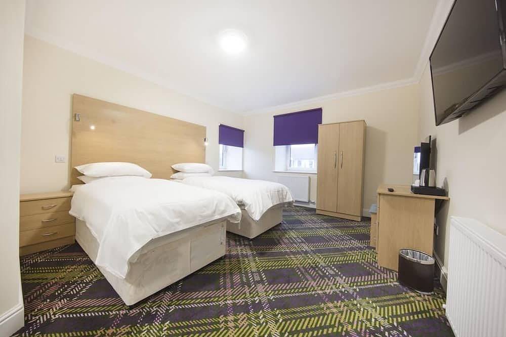 Doppelbett oder zwei Einzelbetten-Ensuite mit Dusche-1 in Hamilton, Süd Lanarkshire