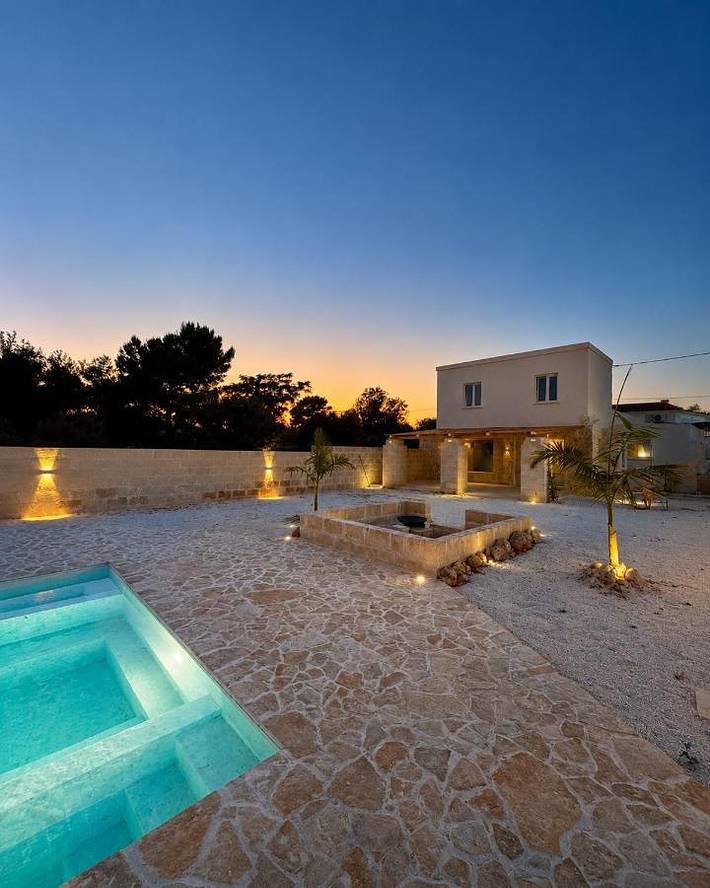Villa per 7 persone, con Terrazza e Giardino nonché Piscina e Panorama a Torricella