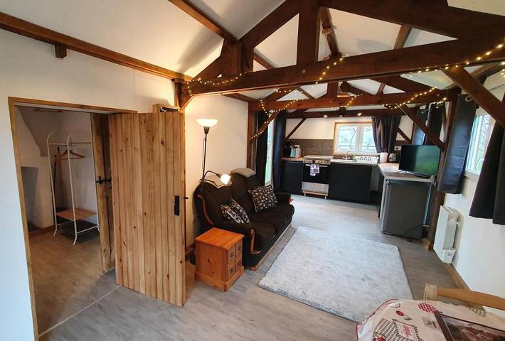 Location de vacances pour 2 personnes, avec jardin ainsi que terrasse et vue à Buais