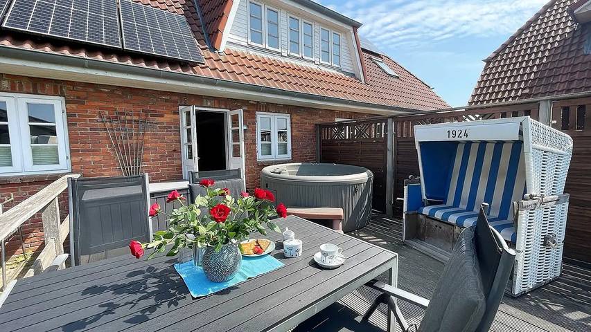 Ferienhaus für 6 Personen, mit Whirlpool und Garten sowie Terrasse und Sauna - 1