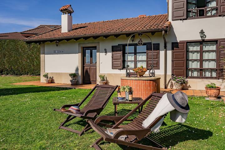 Casa rural para 4 personas, con Balcón y Jardín en Pruneda