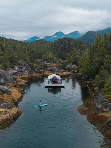 Tente pour 2 personnes, avec vue et jardin dans Canada