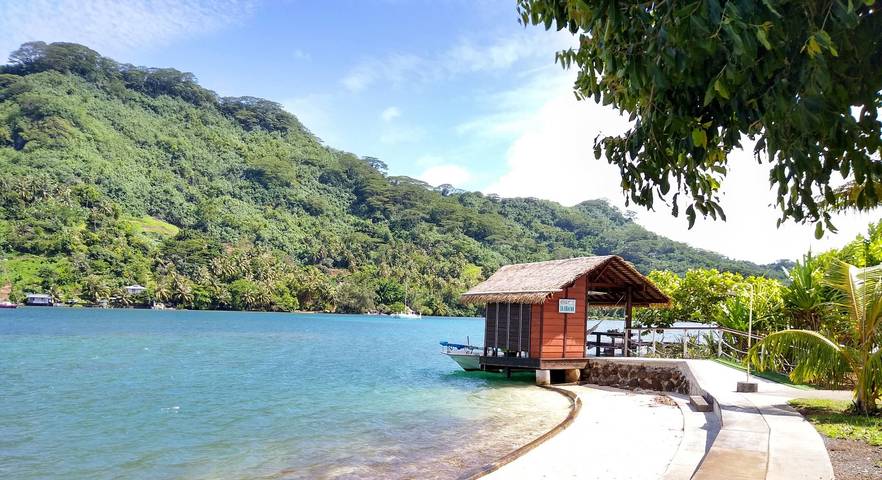 Location de vacances pour 2 personnes, avec jardin dans Polynésie française - 4