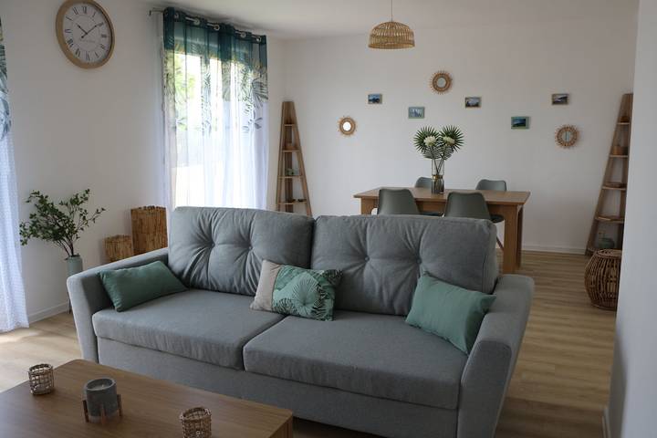 Gîte pour 6 personnes, avec balcon et jardin - 1