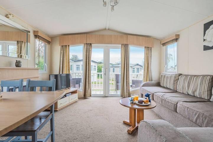 Static caravan for 6 people in Somerset