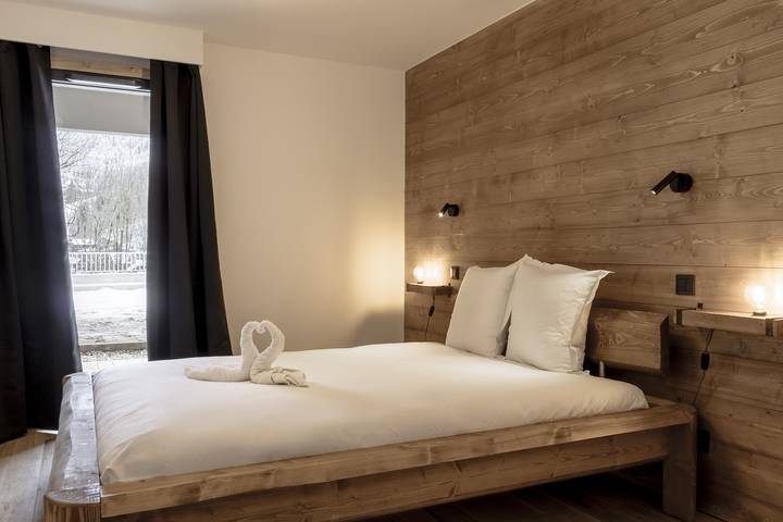 Ganze Wohnung, The Bear – Sauna, Piscine - Face au Kandahar in Les Houches, Mont-Blanc-Massiv