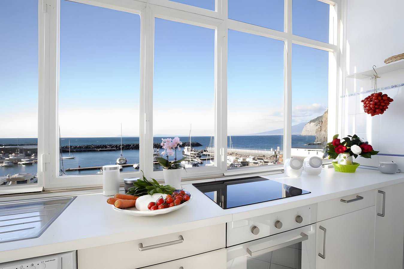 Marina Blu House avec Vue sur Mer, Wi-Fi et Climatisation in Piano di Sorrento, Province de Naples