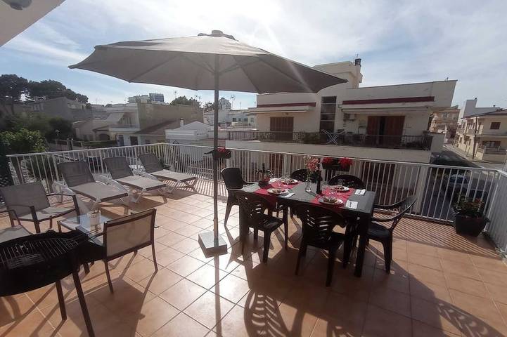 Ferienwohnung für 4 Personen, mit Balkon in Can Picafort