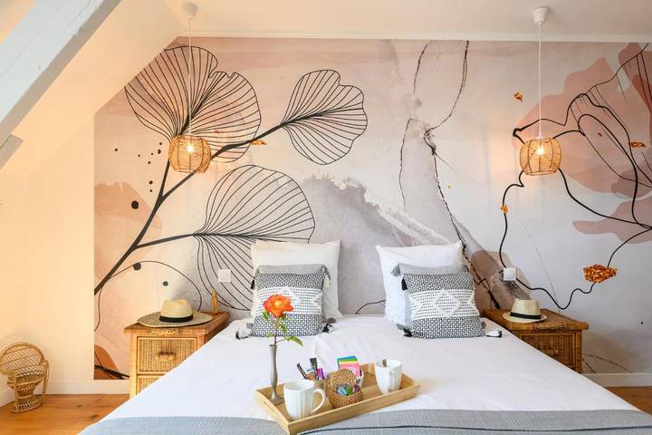 Appartement de vacances pour 2 personnes, avec jardin et vue