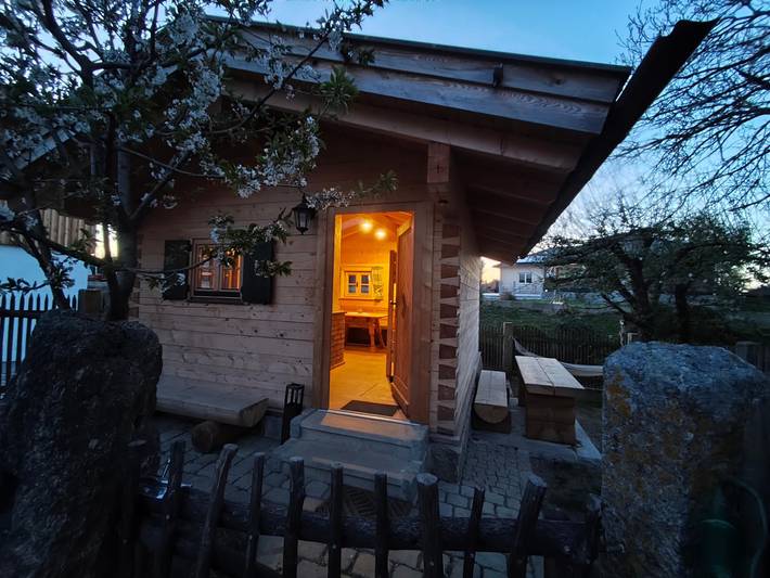 Hütte für 2 Personen, mit Balkon/Terrasse und Balkon sowie Terrasse und Garten in der Oberpfalz - 3