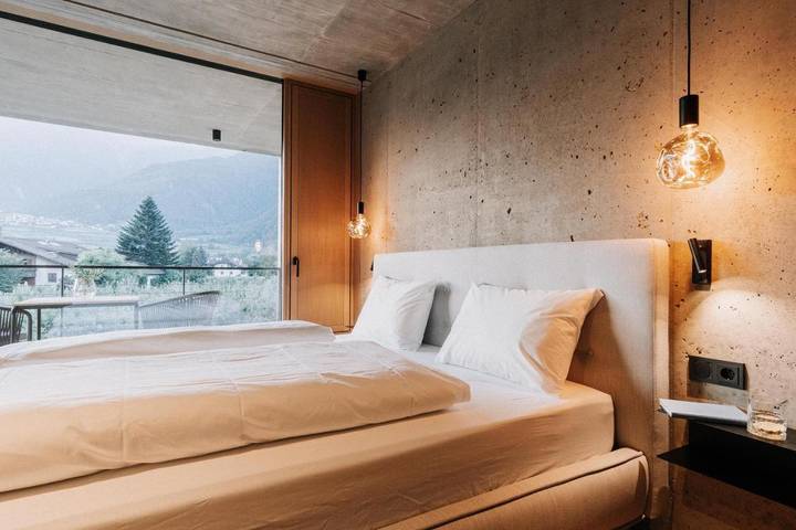 Ferienwohnung für 4 Personen, mit Sauna und Pool sowie Ausblick und Garten in Latsch - 3