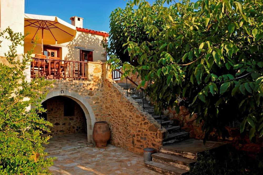 Privater Pool ★ Traditionelle Steinvilla ★ Meerblick in Chania und Umgebung
