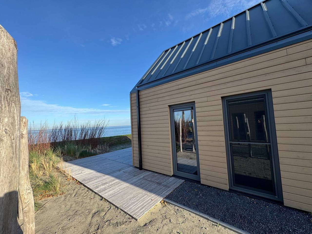 Neu mit Airco: Beachhouse Seaside mit Meerblick in Enkhuizen für die ganze Familie in Enkhuizen, Ijsselmeer