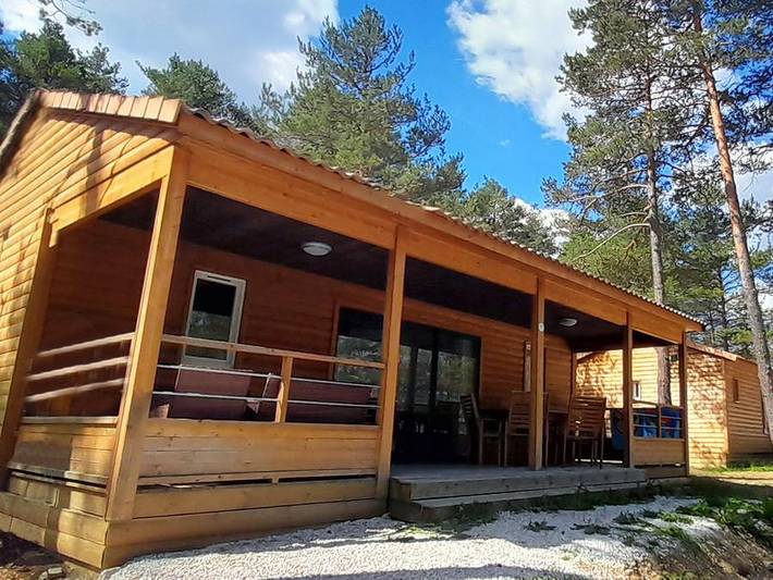 Camping Tikayan La Pinatelle - Mobilheim 6 personen - Quirigua Standard. in Saint-Auban, Cannes und Umgebung