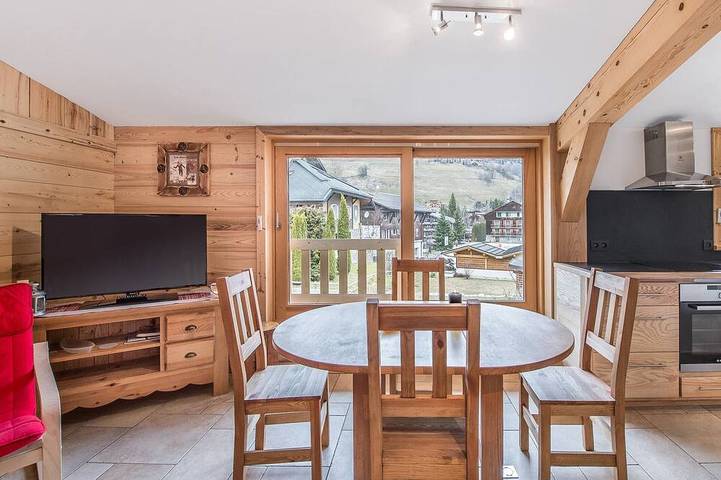 Apartamento entero, Encantador apartamento 3 piezas en el centro de Megève, ideal para 4 pers in Megève, Pays du Mont-Blanc