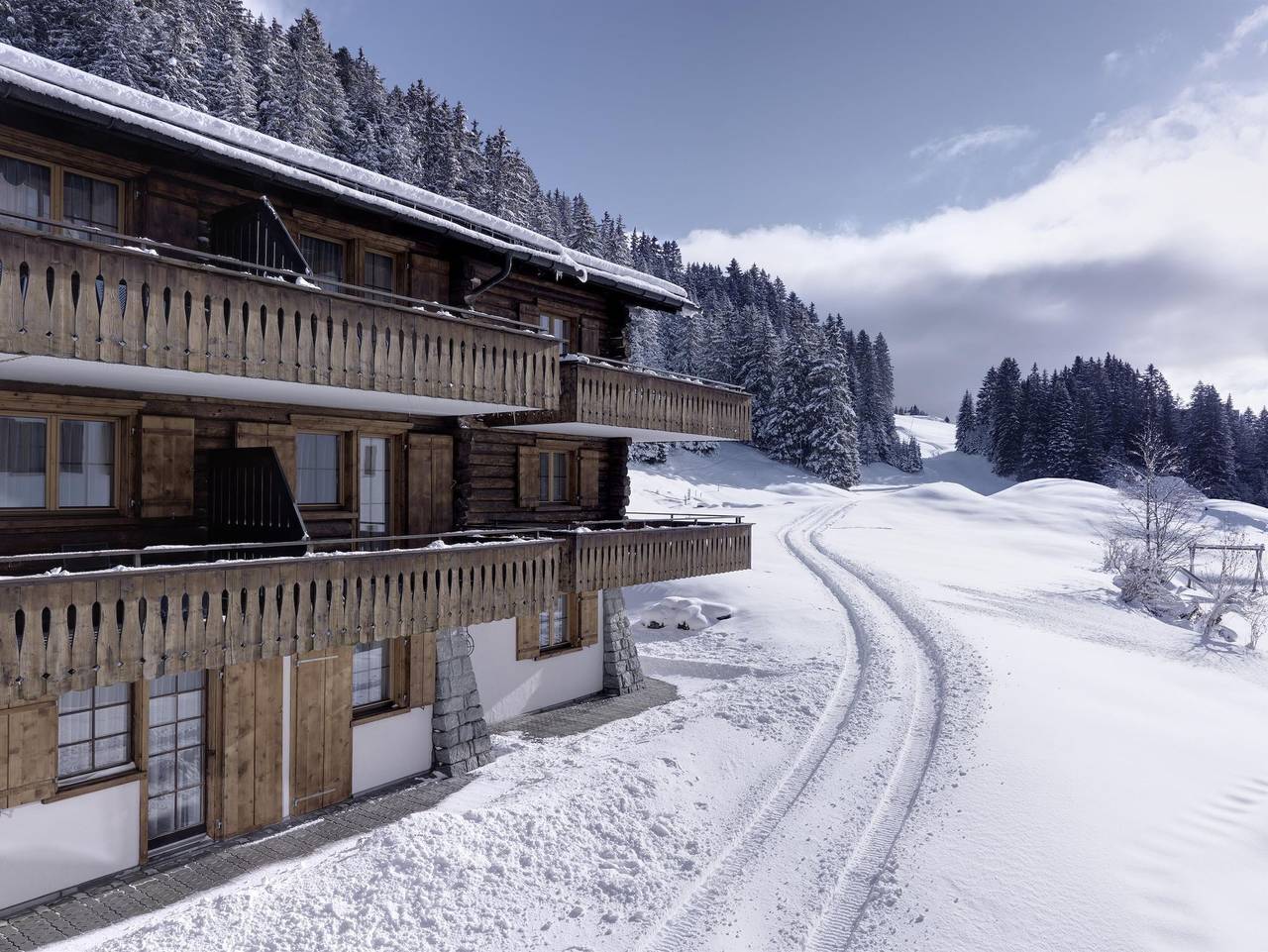 Hotel Dieschen - Komfort Einzelzimmer teilweise mit Balkon in Vaz/Obervaz, Plessur Alpen