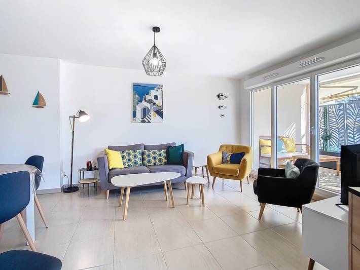 Gîte pour 4 personnes, avec balcon/terrasse, adapté aux familles à Le Cannet - 2