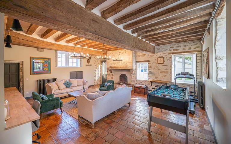 Location de vacances pour 20 personnes, avec Jardin ainsi que Piscine et Vue sur le lac à Coulaines - 3