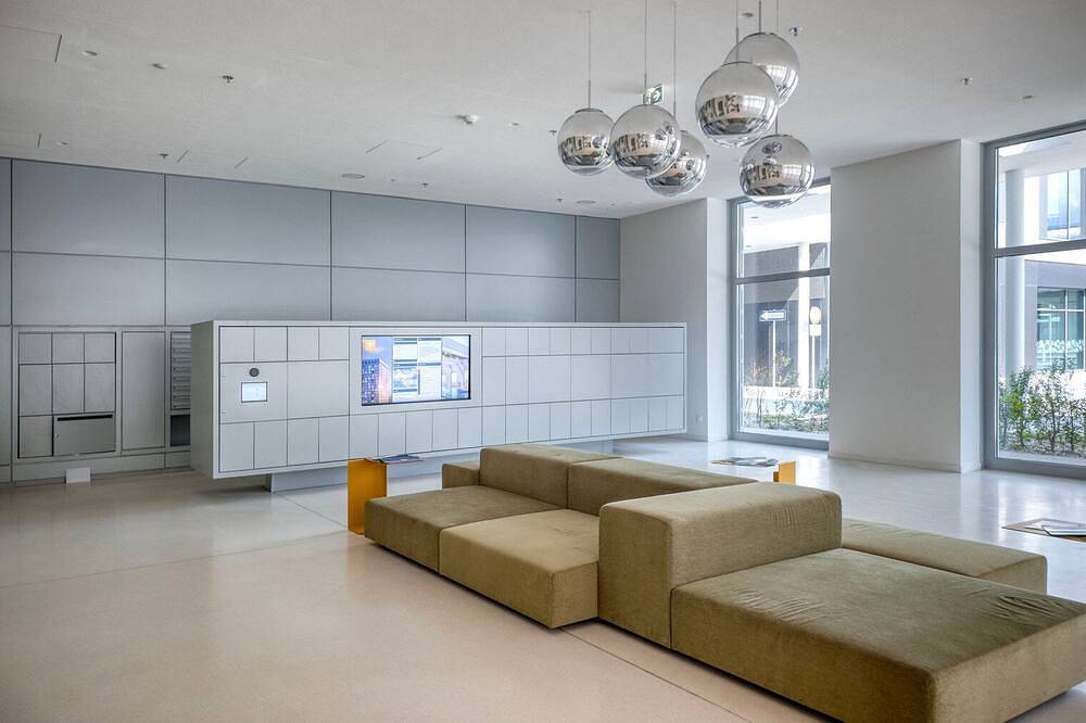Ganze Wohnung, Airy Donaustadt 1Br w/ Gym & Rooftop Pool, nr U1, by Blueground in Wien, Donau Niederösterreich